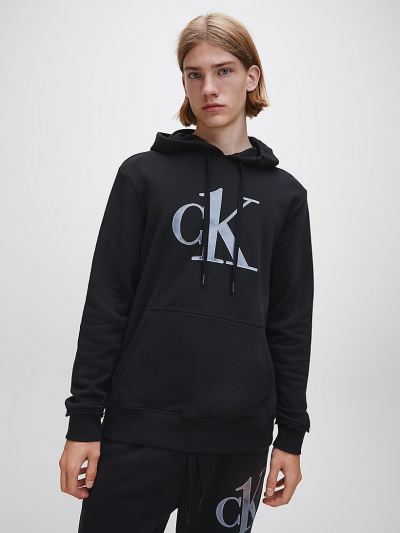Calvin Klein Ruhák HU434273 | Calvin Klein CK One Férfi Lounge Kapucnis Pulóver Fekete